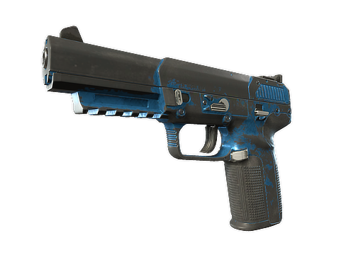 Souvenir Five-SeveN | Sky Blue (Battle-Scarred)