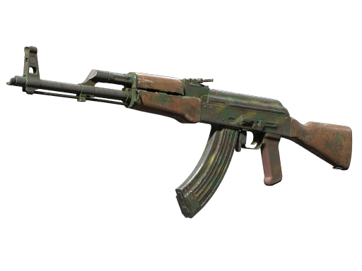 Souvenir AK-47 | Jungle Spray (Battle-Scarred)