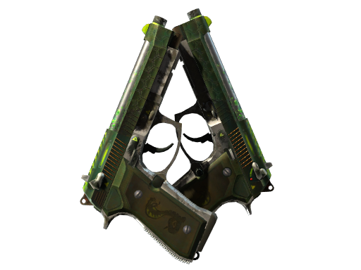 Souvenir Dual Berettas | Cobra Strike (Battle-Scarred)