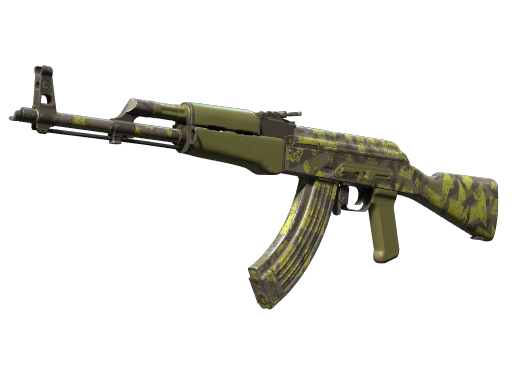 Souvenir AK-47 | Olive Polycam (Well-Worn)