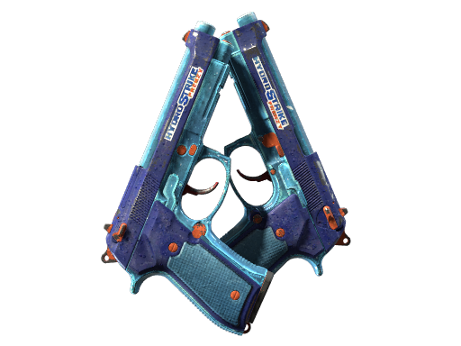 Souvenir Dual Berettas | Hydro Strike (Battle-Scarred)