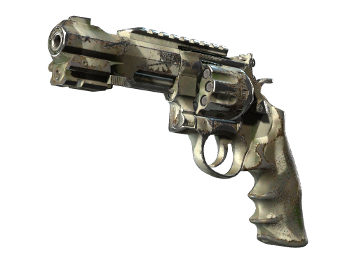 R8 Revolver | Bone Mask (Well-Worn)