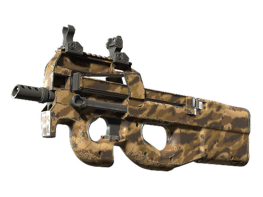 P90 | Desert Halftone (Well-Worn)