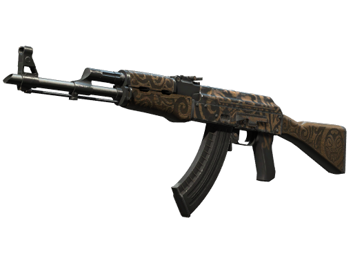 Souvenir AK-47 | Uncharted (Well-Worn)