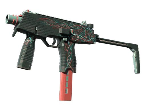 Souvenir MP9 | Capillary (Well-Worn)