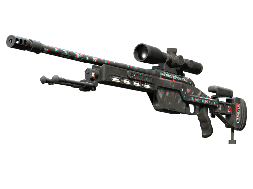 Souvenir SSG 08 | Parallax (Battle-Scarred)
