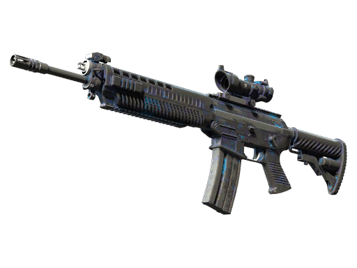 Souvenir SG 553 | Aloha (Battle-Scarred)