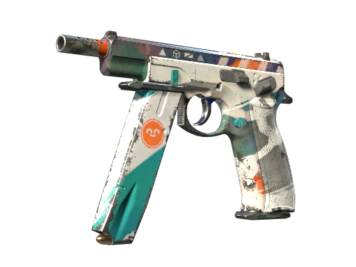 Souvenir CZ75-Auto | Slalom (Well-Worn)