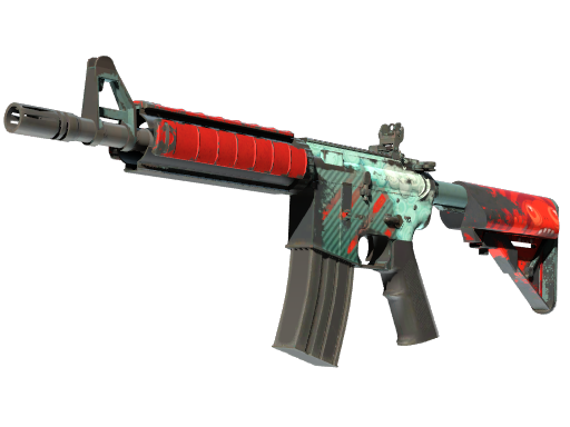 Souvenir M4A4 | Bullet Rain (Well-Worn)