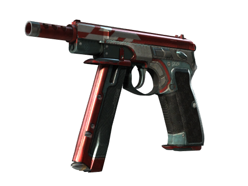 Souvenir CZ75-Auto | Red Astor (Well-Worn)