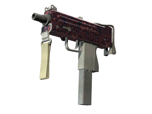 Souvenir MAC-10 | Red Filigree (Field-Tested)