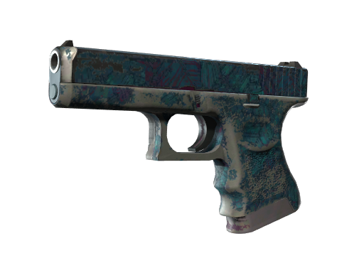 Souvenir Glock-18 | Synth Leaf (Battle-Scarred)