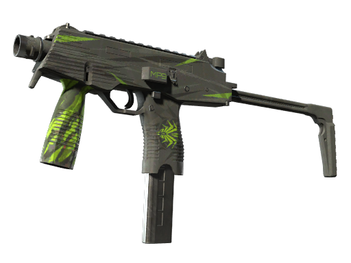 Souvenir MP9 | Deadly Poison (Battle-Scarred)