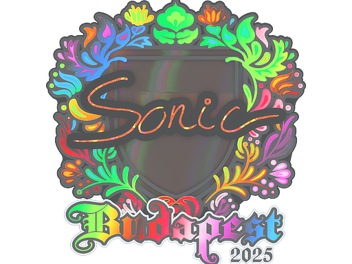 Sticker | Sonic (Holo) | Budapest 2025