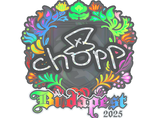 Sticker | chopper (Holo) | Budapest 2025