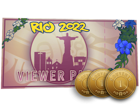 Rio 2022 Viewer Pass + 3 Souvenir Tokens