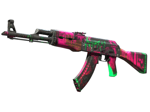 Souvenir AK-47 | Neon Revolution (Battle-Scarred)