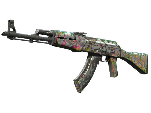 Souvenir AK-47 | Head Shot (Battle-Scarred)