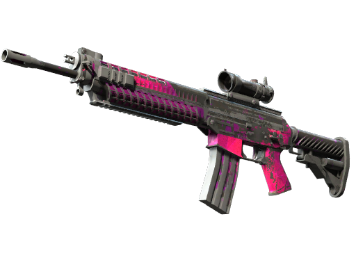 Souvenir SG 553 | Pulse (Battle-Scarred)