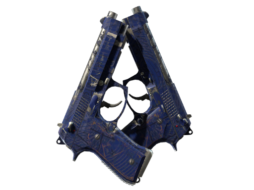Souvenir Dual Berettas | Moon in Libra (Well-Worn)