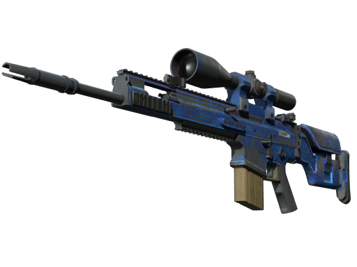 Souvenir SCAR-20 | Blueprint (Battle-Scarred)