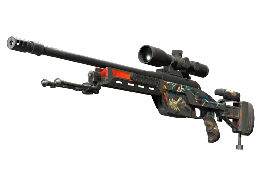 Souvenir SSG 08 | Dragonfire (Battle-Scarred)