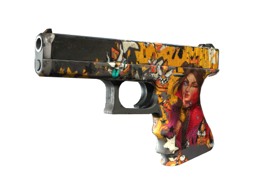 Souvenir Glock-18 | Bullet Queen (Battle-Scarred)