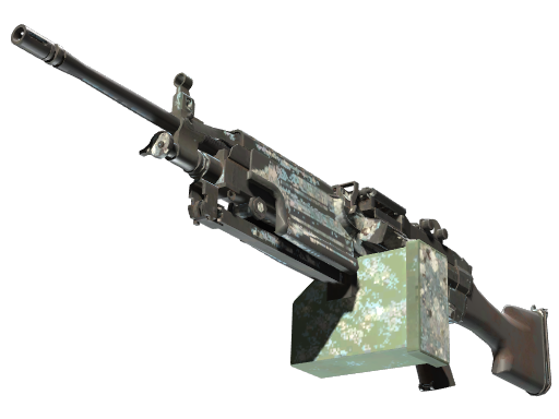 Souvenir M249 | Blizzard Marbleized (Battle-Scarred)