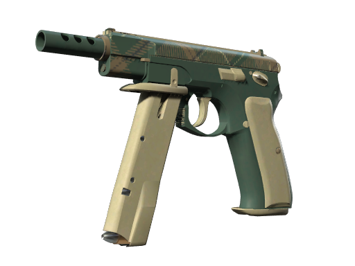 Souvenir CZ75-Auto | Green Plaid (Minimal Wear)