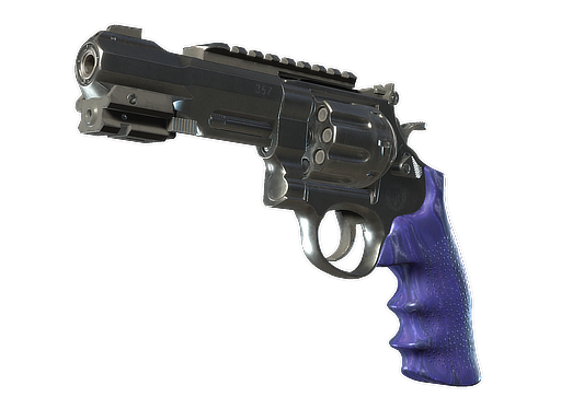 Souvenir R8 Revolver | Cobalt Grip (Well-Worn)