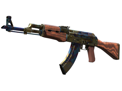 Souvenir AK-47 | Case Hardened (Battle-Scarred)