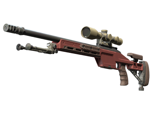 Souvenir SSG 08 | Red Stone (Minimal Wear)