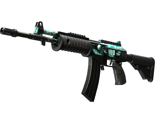 Souvenir Galil AR | Aqua Terrace (Battle-Scarred)