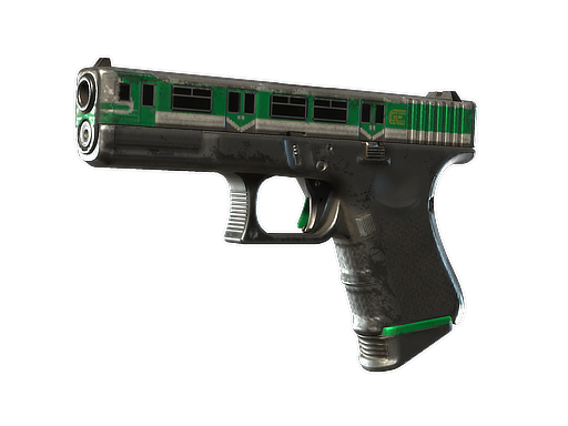 Glock-18 | Green Line (Well-Worn)