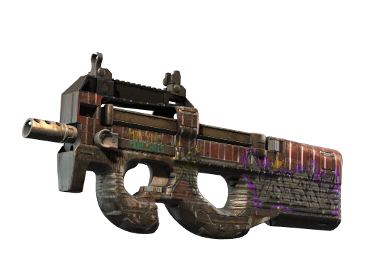 Souvenir P90 | Freight (Well-Worn)