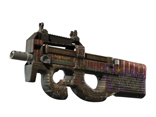 Souvenir P90 | Freight (Battle-Scarred)