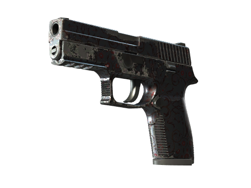 Souvenir P250 | Dark Filigree (Well-Worn)