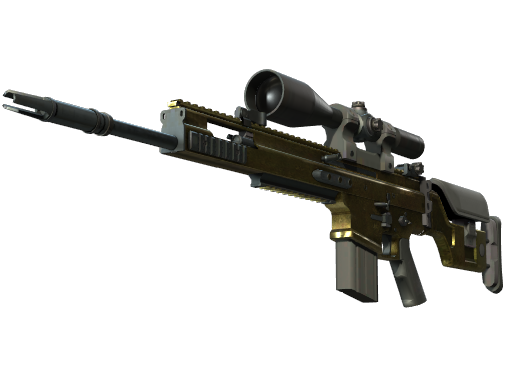 Souvenir SCAR-20 | Brass (Battle-Scarred)