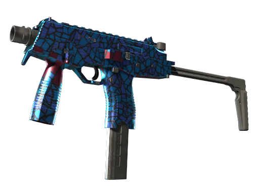 Souvenir MP9 | Stained Glass (Minimal Wear)