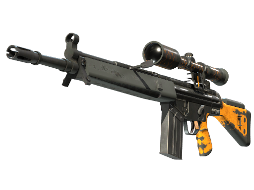 Souvenir G3SG1 | Orange Kimono (Battle-Scarred)