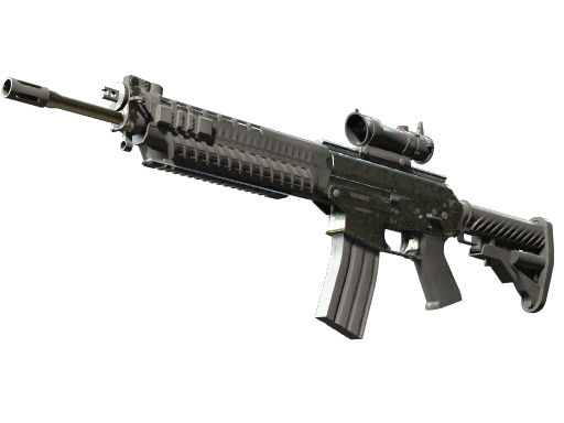 Souvenir SG 553 | Army Sheen (Field-Tested)