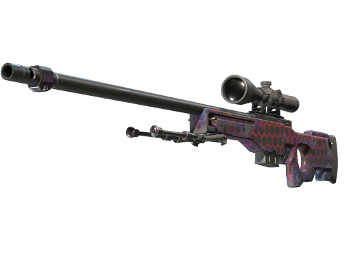 Souvenir AWP | Electric Hive (Well-Worn)