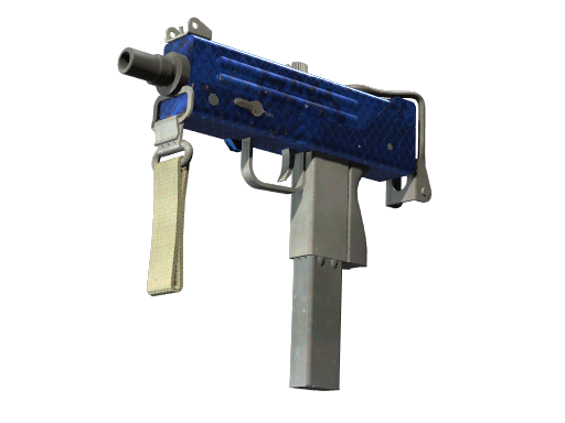 Souvenir MAC-10 | Lapis Gator (Well-Worn)