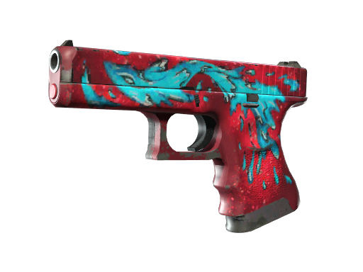 Souvenir Glock-18 | Water Elemental (Well-Worn)