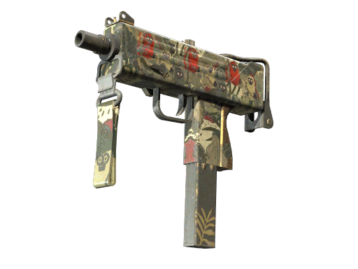 Souvenir MAC-10 | Monkeyflage (Battle-Scarred)
