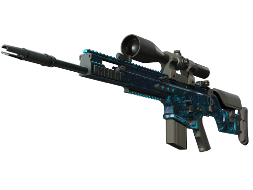 Souvenir SCAR-20 | Grotto (Well-Worn)