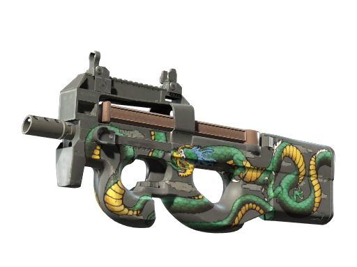 StatTrak™ P90 | Emerald Dragon (Factory New)