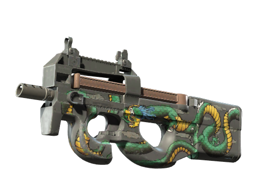 Souvenir P90 | Emerald Dragon (Field-Tested)