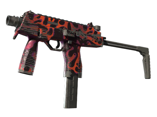 Souvenir MP9 | Ruby Poison Dart (Well-Worn)