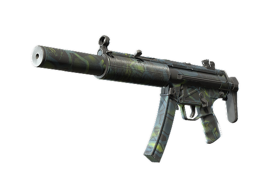 Souvenir MP5-SD | Lime Hex (Well-Worn)